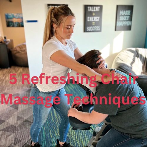 These are five effective chair massage techniques for relaxation and tension relief. These are five effective chair massage techniques for relaxation and tension relief. 