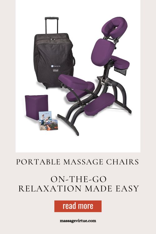 A portable massage chair, the perfect solution for on-the-go relaxation-massagevirtue.com