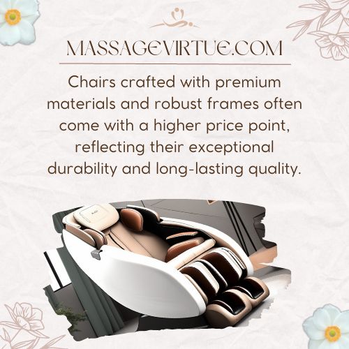 how much is a portable massage chair - Chairs made from premium materials tend to have a higher price- massagevirtue.com