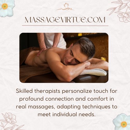 Person enjoying massage therapy by a therapist.