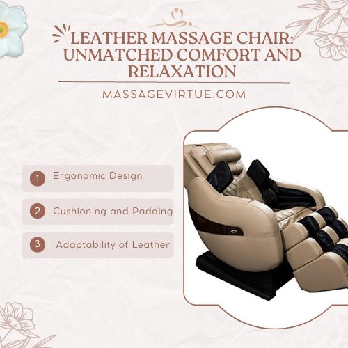 Leather Massage Chair offers unmatchble comfort and relxation.