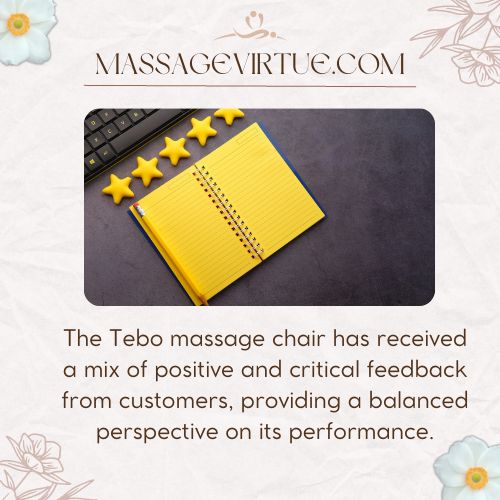 Tebo massage chair customer reviews 