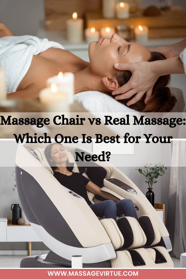 Comparing massage chair vs real massage