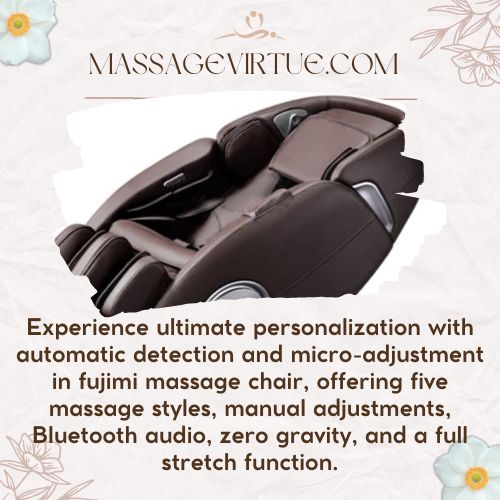 Demonstation of fijimi massage chair