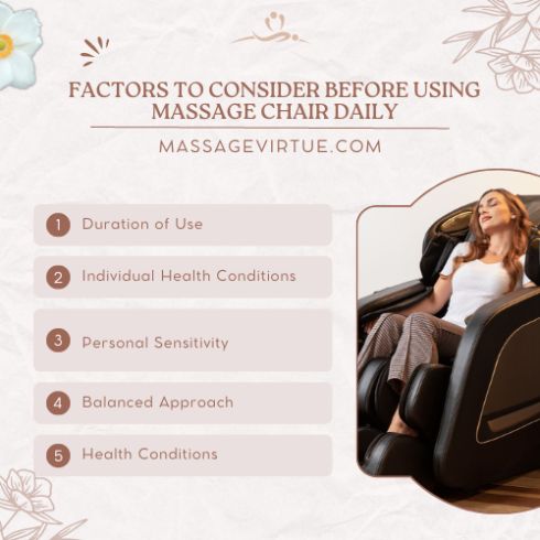 Factors to Consider Before Using Massage Chair Daily