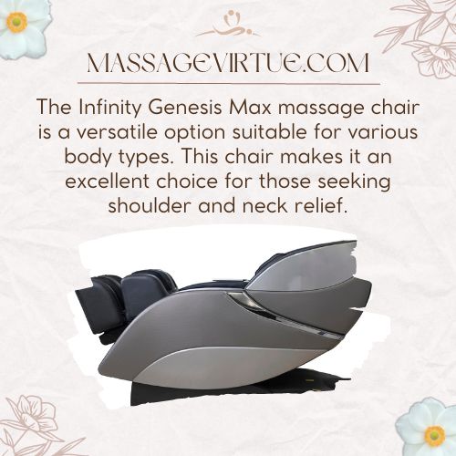 Infinity Genesis Max Massage Chair for better shoulder health