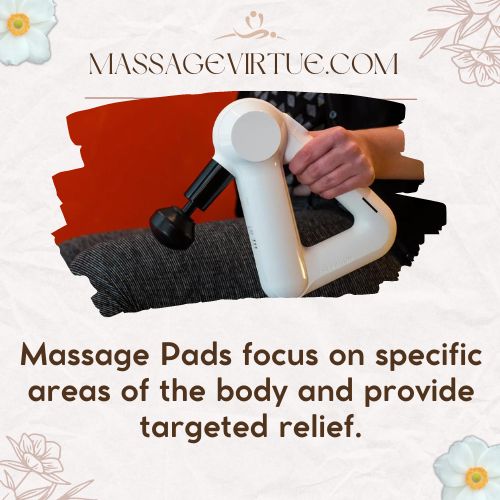 Individual performing massage therapy by using massage pad- massage chair vs massage pad