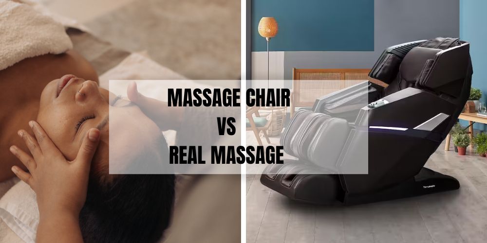 Massage chair Vs Real Massage.