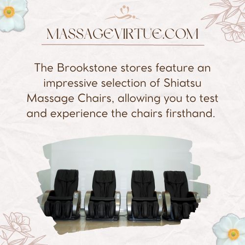 brookstone for shiatsu massage chair