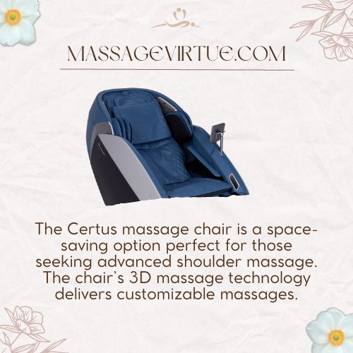 certus massage chair for shoulder and neck pain