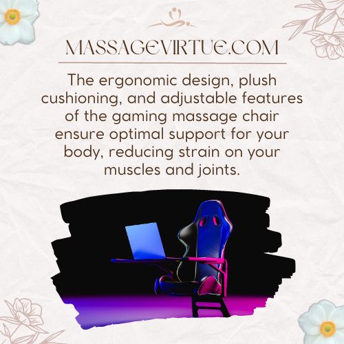 gaming massage chair offers great comfort