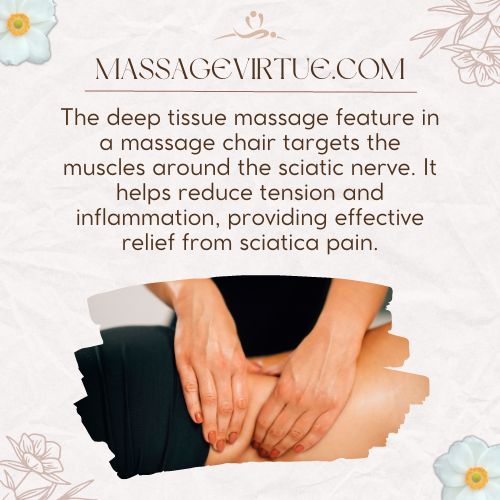 with the help of deep tissue massage, sciatic pain can be reduced