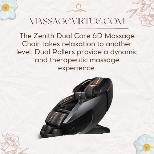 elex zenith dual core massage chair has come equipped with advanced technology