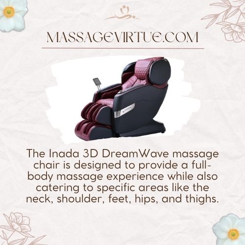 inada massage chair for shoulder pain relief