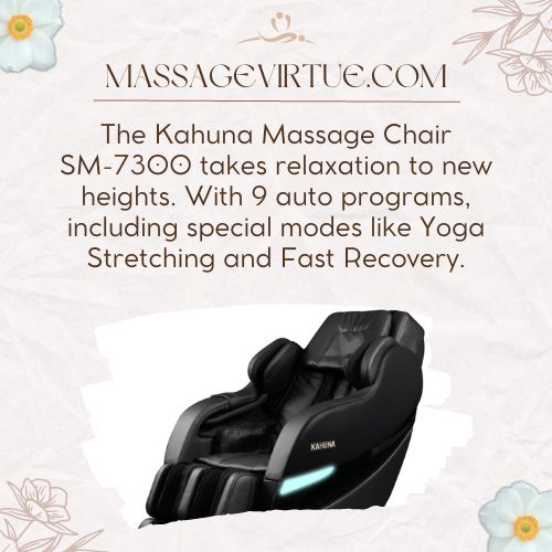 kahuna massage chair SM-7300 featured 9 auto programs