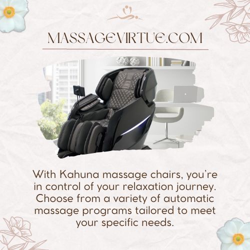 kahuna massage chair make you relaxed and comfortable