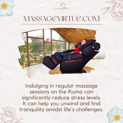 kumo massage chair can help in reducing stress