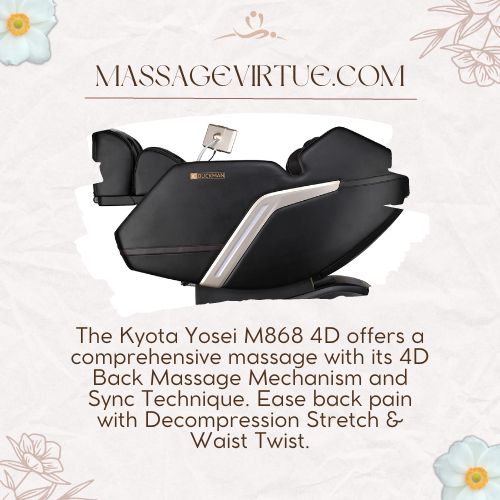 kyota yosei 4d massage chair for ultimate relaxation