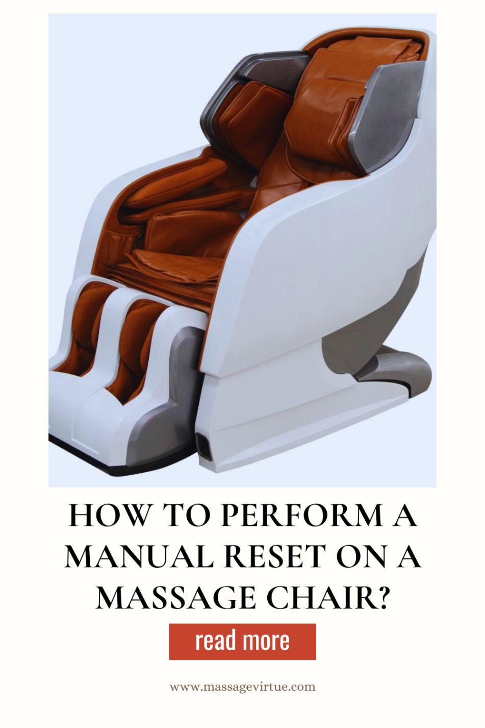 massage chair manual reset- massagevirtue.com