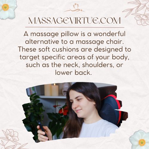 massage pillow as an alternative of massage chair