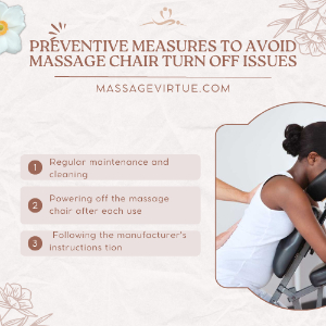 Preventives measure to eliminate the risks of massage chair wont turn off