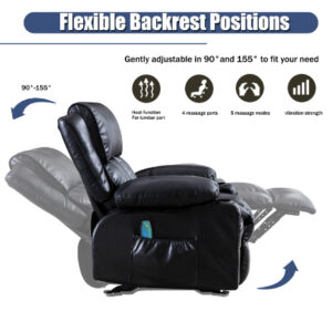 Features and components of a recliner massage chair make it distinguish