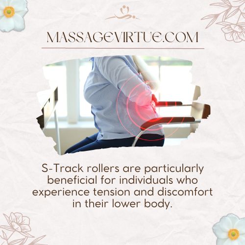 s-track massage chair rollers give relief to lower body pain