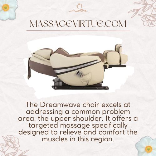 upper shoulder massage technique employed by dreamwave massage chair