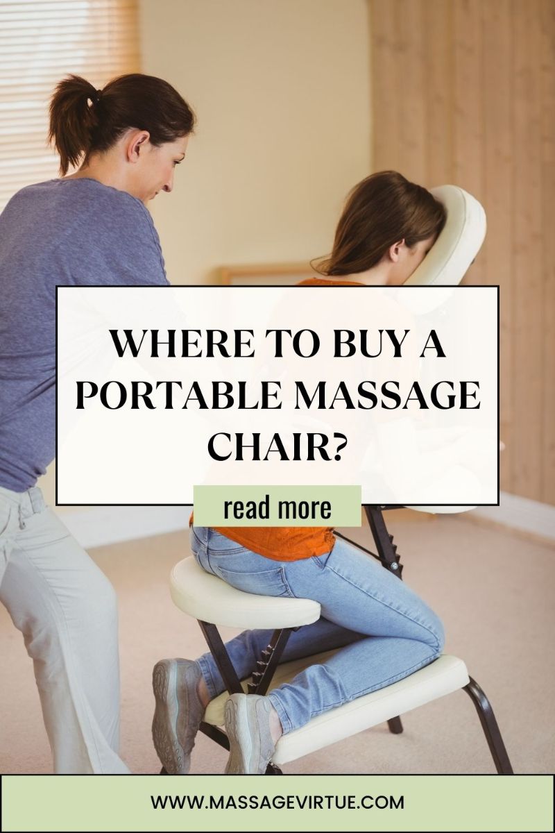 what to look for a portable chair massage