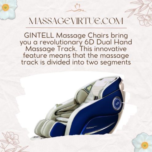 GINTELL massage chair is equipped with6D dual hand massage track