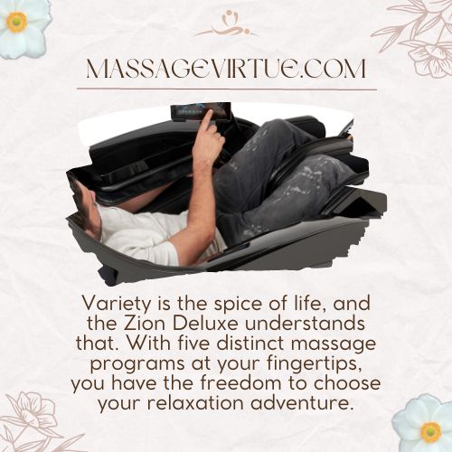 The Zion massage chairs featured auto programs