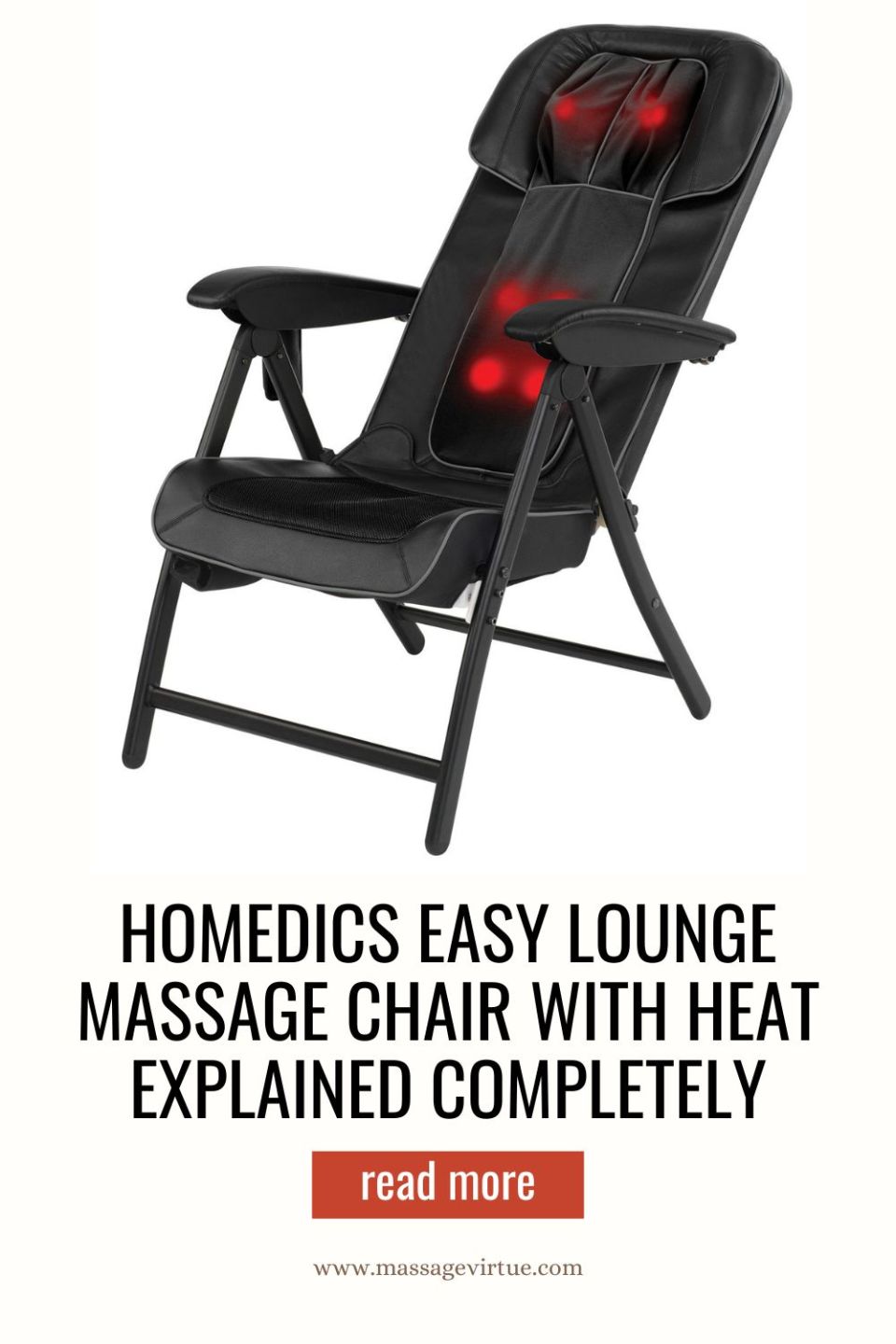 HoMedics Easy Lounge Massage Chair With Heat