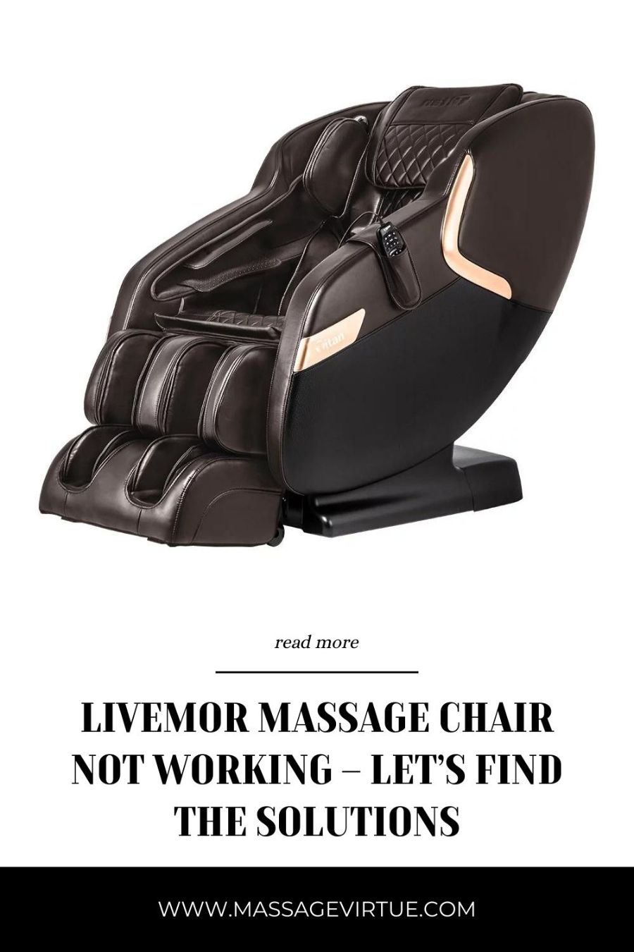 Livemor Massage Chair Not Working