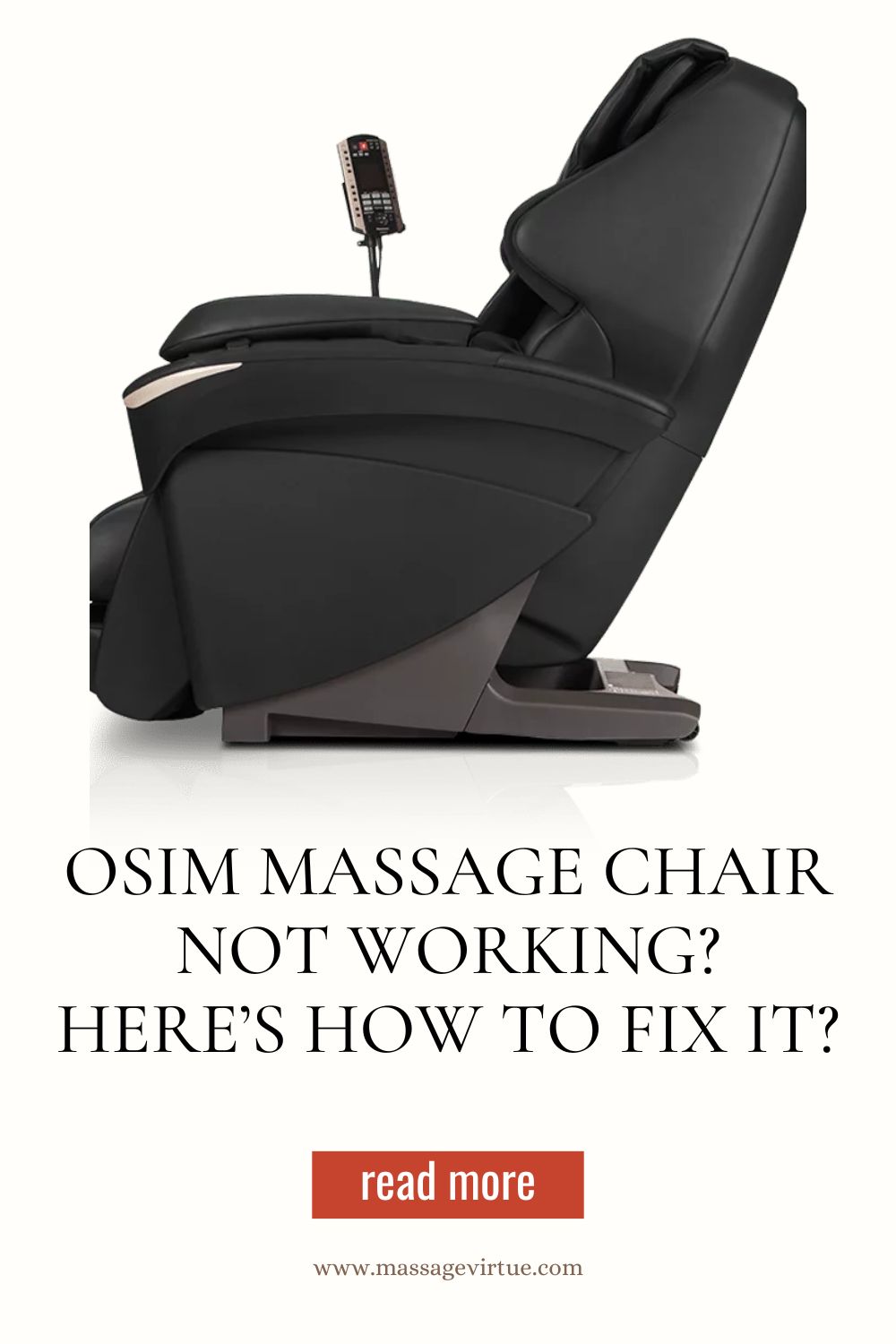 OSIM Massage Chair Not Working