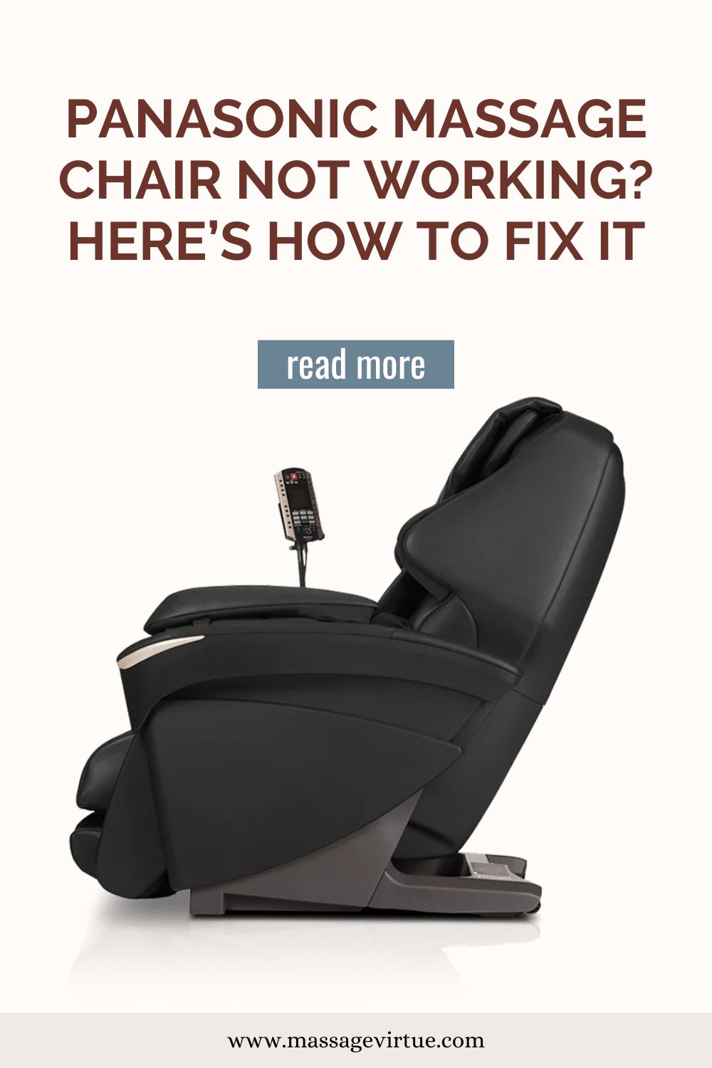 Panasonic Massage Chair Not Working