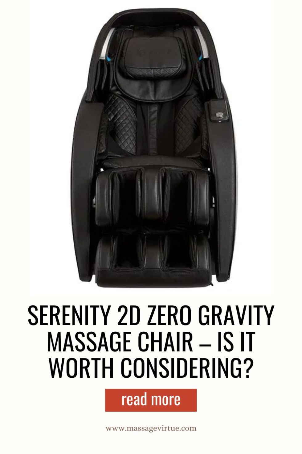 Serenity 2D Zero Gravity Massage Chair