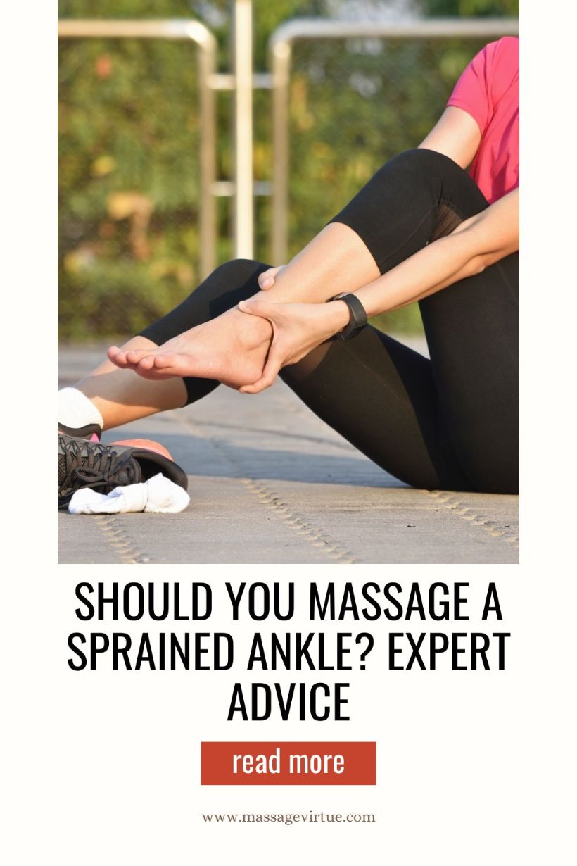 Should You Massage a Sprained Ankle