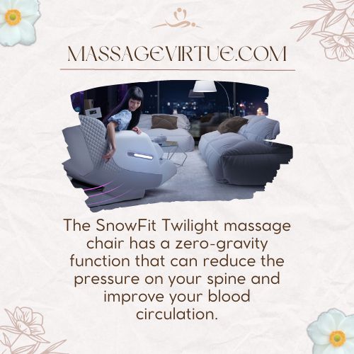 Twilight massage chair is top-notch model from SnowFit