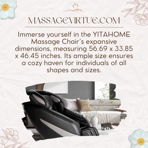 YITAHOME massage chair is large and big