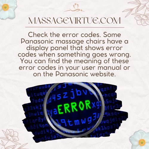 Sometimes decoding the error codes can fix the problem