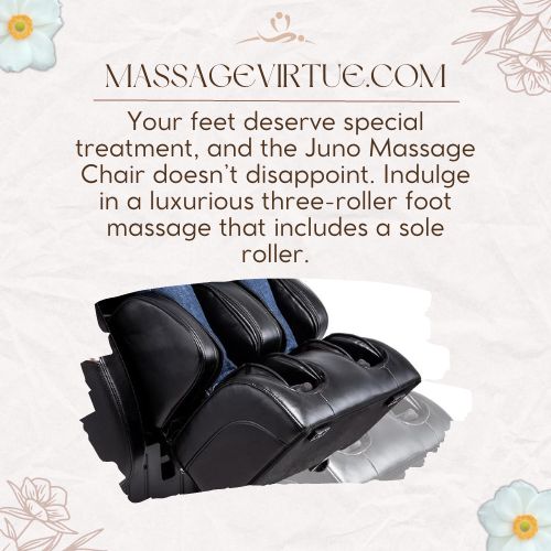 foot rollers are stand out feature of juno massage chair