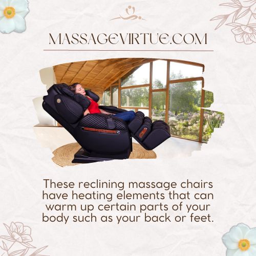 reclining massage chairs with heat elements for better massage experience