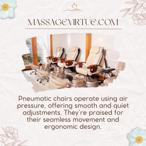 pneumatic pedicure massage chairs use air pressure