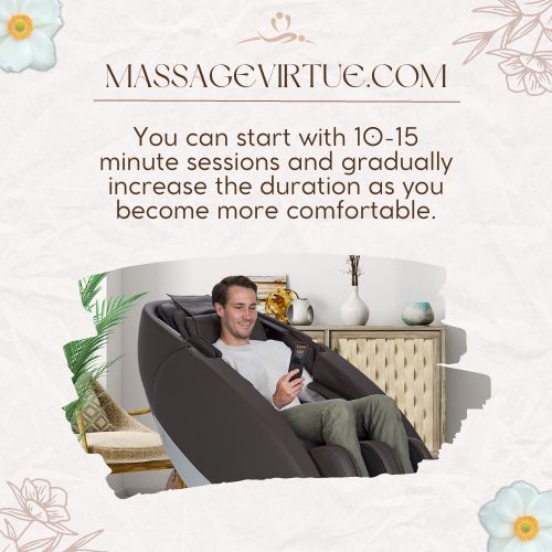 use massage chairs in shorter sessions