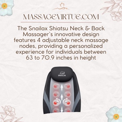 Snailax Shiatsu Neck & Back Massager