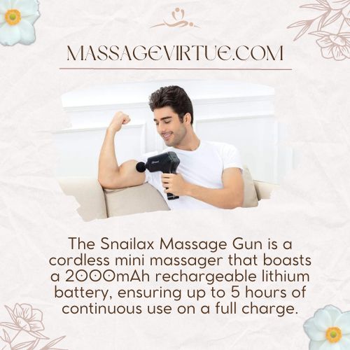 Snailax Massage Gun for targeted relief