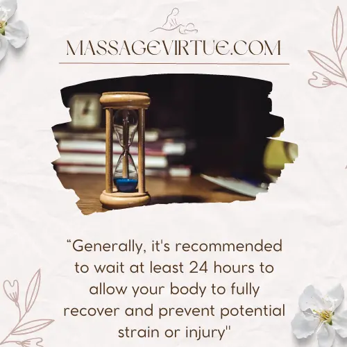 Can You Exercise After A Thai Massage - waiting time