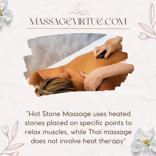 Different About Thai Massage - Comparison With stone Massage