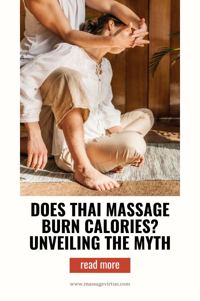 Does Thai Massage Burn Calories