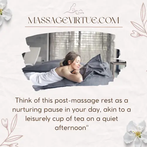 How long should you rest after Thai Massage